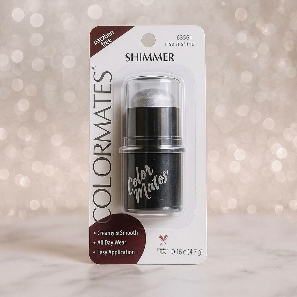 Colormates Rise N Shine Shimmer Multi Cream Stick Highlighter Silver Tone Glow